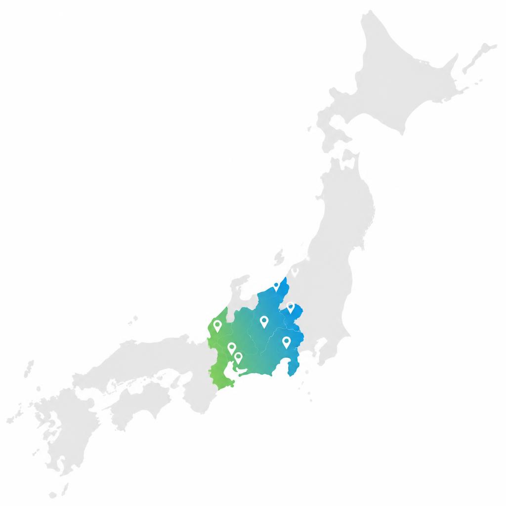 エコクリーン対応エリア：東海・中部エリア